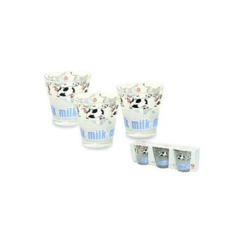 Cerve Set bicchieri Acqua 3 pz Vetro (250ml) MILKA