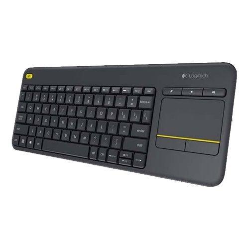 Logitech Tastiera computer TV Touch K400 Plus Black 920 007135