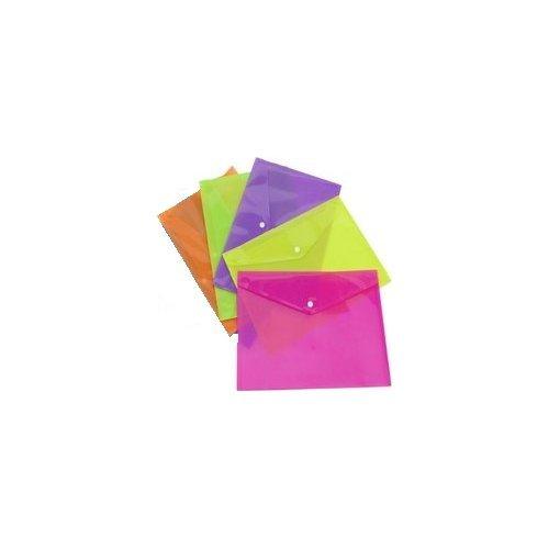 Lebez Set cartelline a busta con clips 5 pz Assortito (14,8x21 cm) 80439