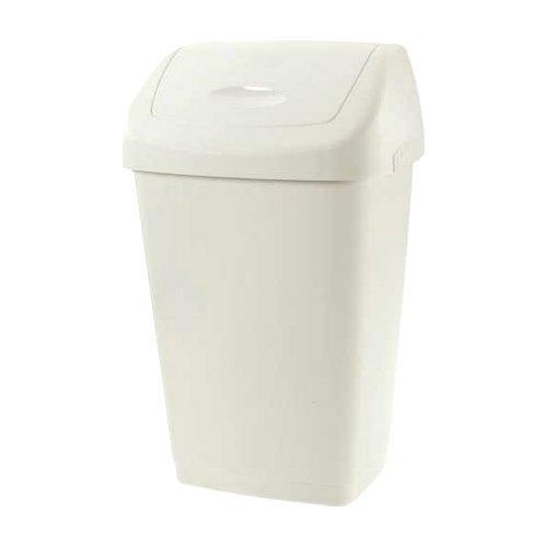 Tontarelli Pattumiera (9L) coperchio basculante AURORA Bianco panna 8101386159