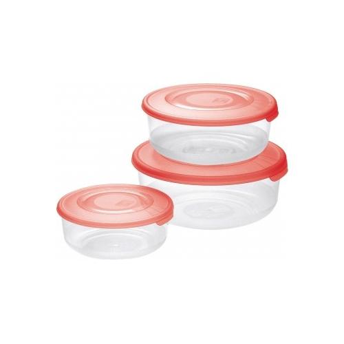 Set contenitori alimenti FAMILY FOOD Rosso 3 9040572551