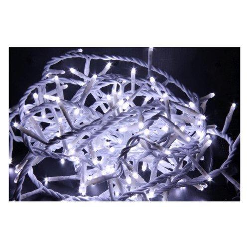 Giocoplast Filo Trasparente 400 luci - MICROLED Bianco (15 + 4 mt) 8 Giochi di luce IP44 143 10802