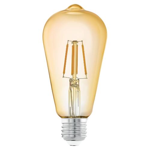 Eglo Lampadina led pera E27 (4W) , luce calda VINTAGE 11521