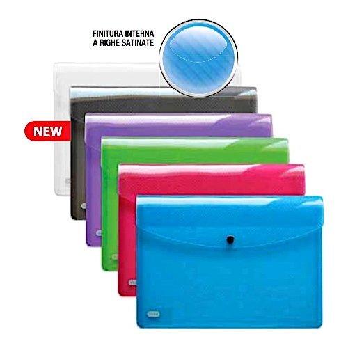 Favorit Cartella a busta con clip A5 (25x18cm) HAWAII Assortito 400031401
