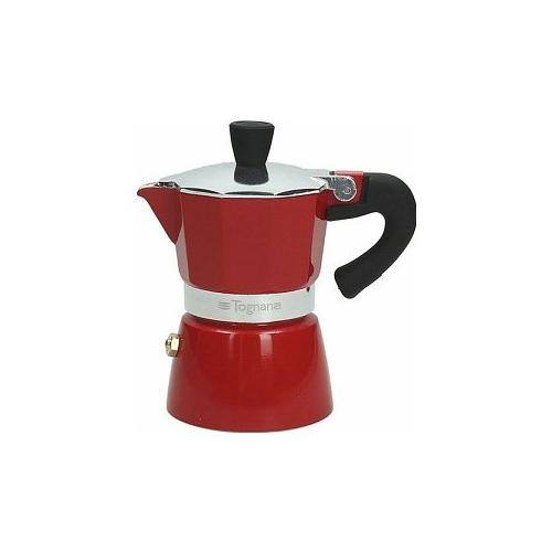 Tognana Caffettiera Alluminio 1 Tazza COFFEE STAR Rosso V4430014746