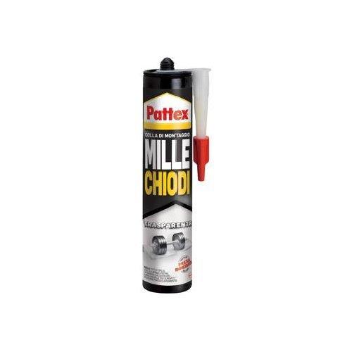 Pattex Colla montaggio MILLE CHIODI Original Trasparente cartuccia per pistole 310 gr 1948309