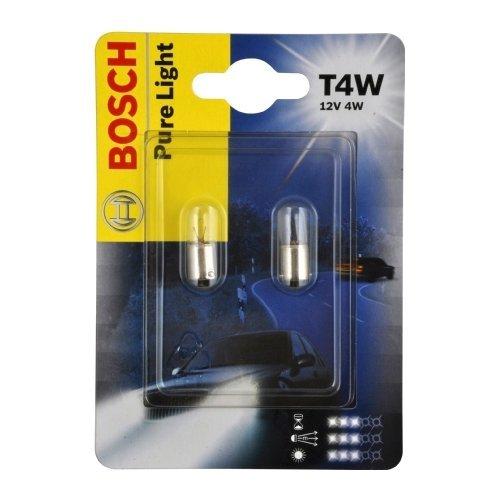 Bosch Set lampadine auto T4W 4,0 W PURE LIGHT 987301023