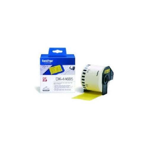 Brother Rotolo etichettatrice DK TAPE Etichette a lunghezza continua 62 mm x 30 m Yellow DK44605