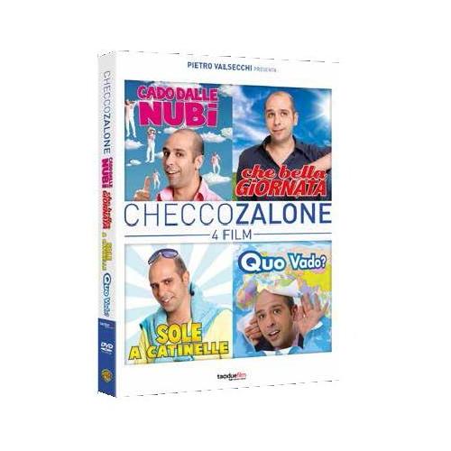Warner Entertainment DVD Checco Zalone Cado Dalle Nubi Che Bella Giornata Sole a Catinelle Quo Vado? (4 Dvd) - Gennaro Nunziante 42923