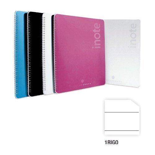 Mitama Quaderno notes I-Note formato Tablet 1R (1 rigo) 80 gr/mq COLORTOUCH assortito 62283