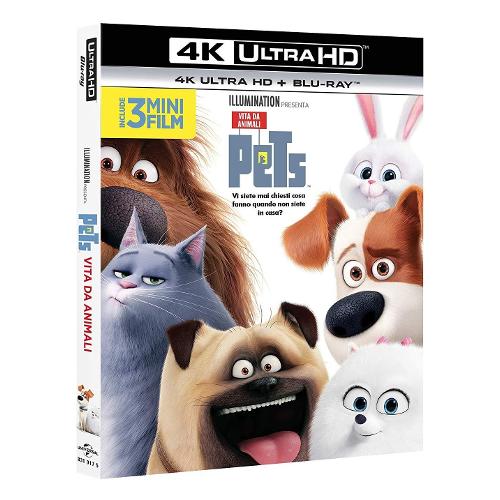 Universal Pictures Blu Ray 4K Pets Vita Da Animali (4K Ultra Hd+Blu Ray) - Chris Renaud 748310175U