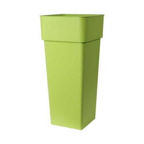 Euro 3 Plast Vaso alto arredo per piante Quadro Duo MITU COLLECTION verde acido (38x38x80 cm) 3014 86