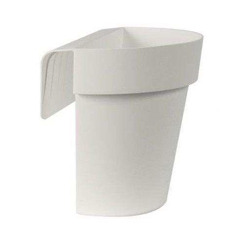 Euro 3 Plast Vaso balconetta appendibile UP bianco (25x20x23 cm) 2988 03