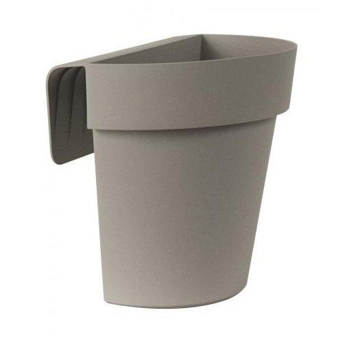 Euro 3 Plast Vaso balconetta appendibile UP sabbia (25x20x23 cm) 2988 M9