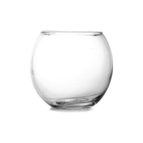 Cve Vaso Vetro (16cm) Sfera Trasparente