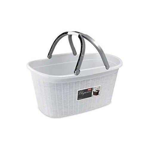 Stefanplast Cesta con manici (58x38x28cm) ELEGANCE Bianco 30200