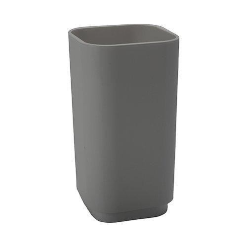 Gedy Bicchiere porta spazzolino SEVENTY Grigio (6,5x6,5x12,2 cm) 6398 083