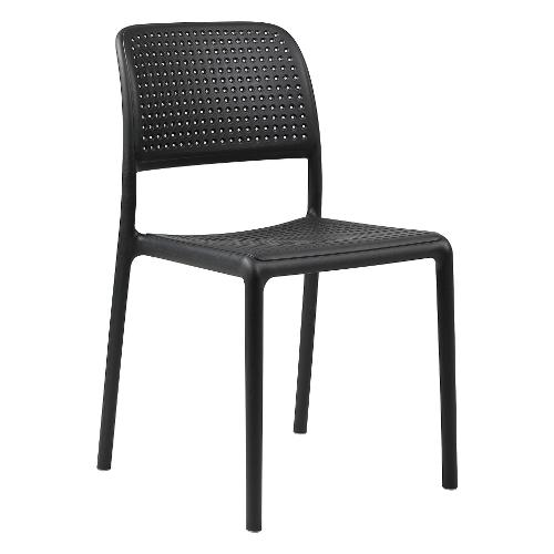 Nardi Sedia da esterno polipropilene BORA Bistrot Antracite 40243 02 000 06
