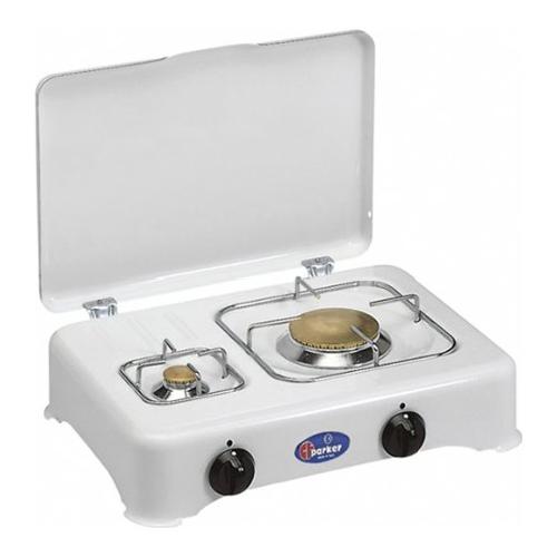 Cf Parker Fornello 2 zone cottura GPL Bianco 5325C (41x29x11,5cm)
