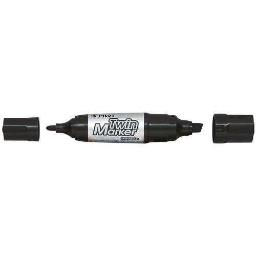 Pilot Pennarello indelebile Nero tratto Min 1,4; max 4,0 mm Twin doppia punta 3800483