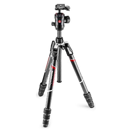 Manfrotto Treppiede con Testa 12 Kg BEFREE Advanced Gt con Testa a Sfera Black e Silver MKBFRTC4GT BH