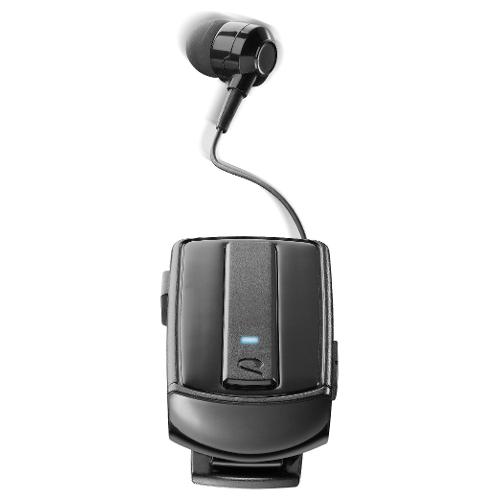 Cellular Line Auricolari microfono bluetooth ROLLER CLIP Headset in Ear Nero BTCLIPARDPINEARK