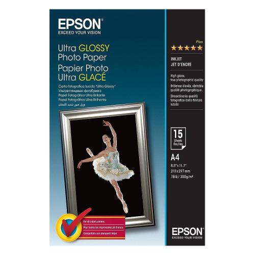 Epson Carta fotografica A4 15pz Ultra Glossy Photo Paper C13S041927