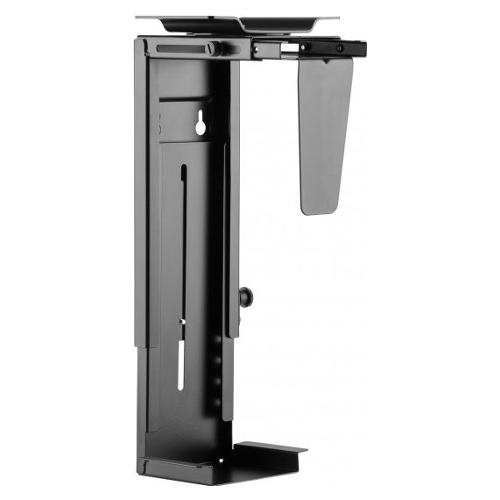 Techly Supporto desktop Cpu Sotto Scrivania Parete Regolabile Black 10 Kg ICA CS 66