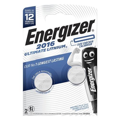 Energizer Batteria CR2016 Litio ULTIMATE LITHIUM 2pz 626986