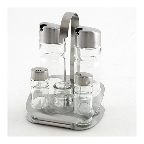 Ilsa Set condimento 4 pz Menage Cromo lucido 1250000