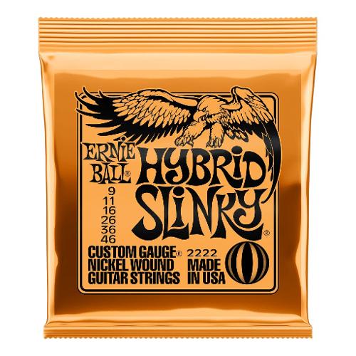 Ernie Ball Muta corde chitarra elettrica HYBRID SLINKY P02222