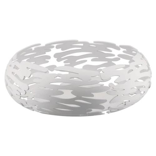 Alessi Cestino tavola Acciaio (21x7cm) BARKNEST Bianco BM02 W