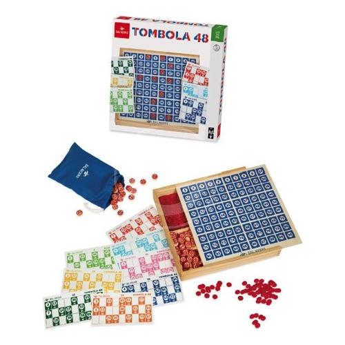 Dal Negro Tombola 48 Cartelle Legno gioco in Italiano 55757