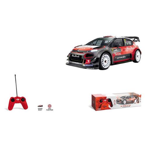Mondo Gioco Radiocomando Citroen C3 WRC scala 1:24 MONDO MOTORS Rosso e Nero 63536