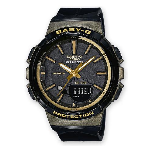 Casio Orologio BABY G Athleisure Black e Gold BGS 100GS 1AER
