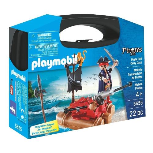 Playmobil Valigetta con zattera ( 22 pz ) PIRATES 4-10a 5655