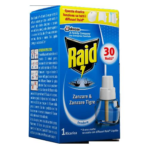 Raid Insetticida ricambio liquido Zanzare 30 Notti W367718