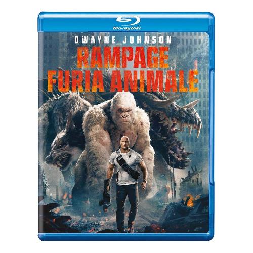 Warner Entertainment Blu Ray Rampage Furia Animale - Brad Peyton 1000724752