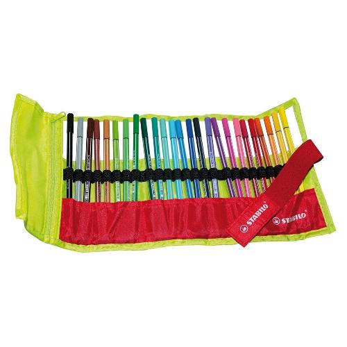 Pennarelli standard da disegno 25 pz in rollerset tessuto PEN68 colori  assortiti IT6825 068