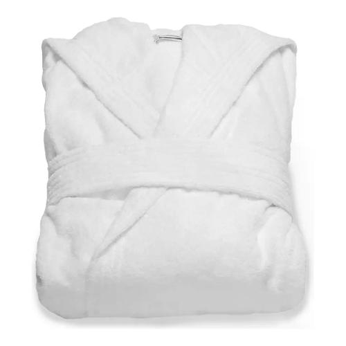 Happidea Accappatoio con cappuccio (XXL) VOGLIA DI COLORE Spugna IM100 Bianco