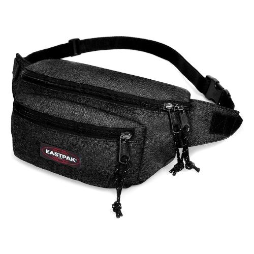 Eastpak Marsupio triplo scomparto DOGGY BAG Black denim (27x9x18 cm) EK00007377H1