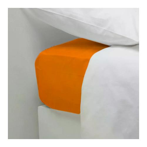 Happidea Lenzuola con angoli una piazza 4 & 4 OTTO 1009 Arancio