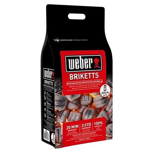 Weber Carbone Bricchetti sacchetto 4,0 kg 17590