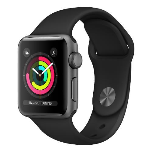 Apple Smartwatch WATCH SERIES 3 Sport Black Space Gray Space grey 38 mm MTF02QL A