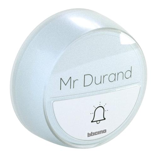 Bticino Pulsante Aggiuntivo Campanello senza fili COMFORT Bianco 393018D