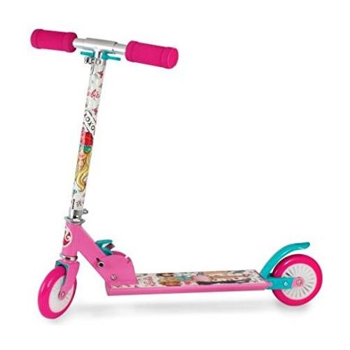 Ods Monopattino bimbi 2 ruote (max50Kg) BARBIE Rosa 44872