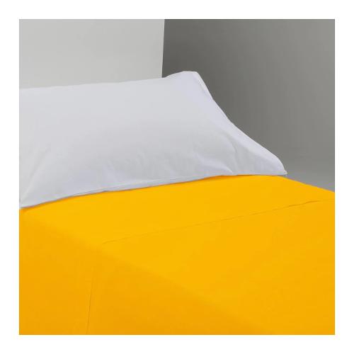 Happidea Lenzuola sopra piazza e mezza 4 & 4 OTTO senape 0192 Giallo