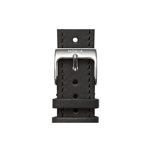 Nokia Cinturino orologio WITHINGS Leather Wristband Black 4381647
