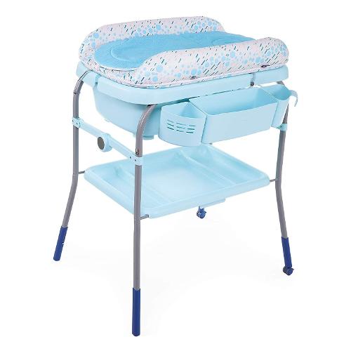 Chicco Fasciatoio pieghevole con bagnetto (82x65x107cm) CUDDLE & BUBBLE Ocean 05 79348 860