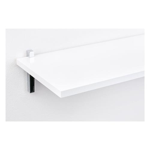 Ripiano mensola squadrata 60 x 15 x 1,8 cm CHANY Bianco laccato MEL6015BL